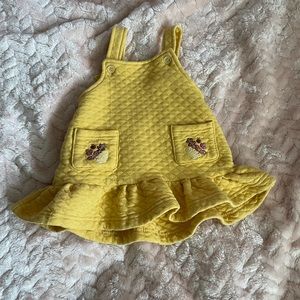 Yellow overalls w/ pockets